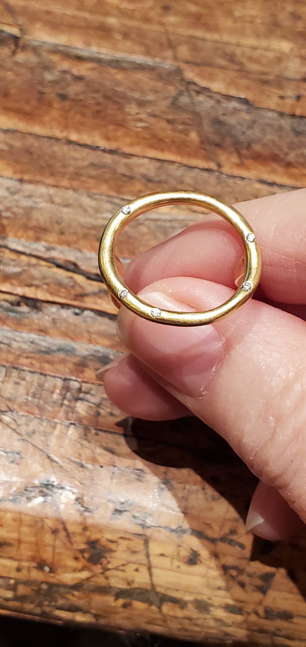 Anne Sportun 18k Round Diamond Ring