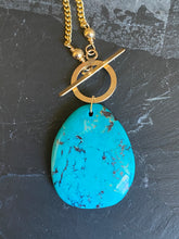 Load image into Gallery viewer, Simon &amp; Lulu Turquoise Toggle Necklace
