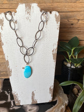 Load image into Gallery viewer, Simon &amp; Lulu Turquoise Large-Link Chain Necklace
