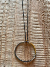 Load image into Gallery viewer, Kate Maller Turning Aspen 18K Gold &amp; Argentium Diamond Necklace
