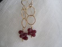 Load image into Gallery viewer, Simon &amp; LuLu Ruby Gold-Filled Earrings
