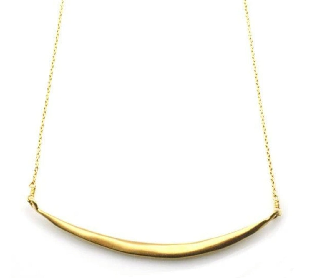 Philippa Roberts Curved Bar Necklace