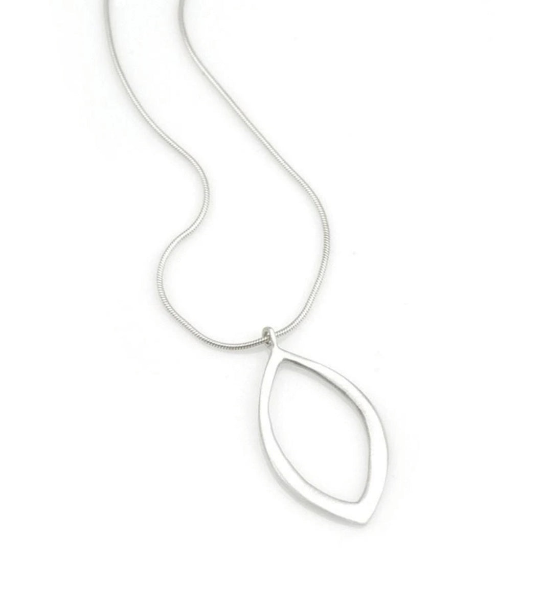 Philippa Roberts Open Leaf Sterling Silver Necklace